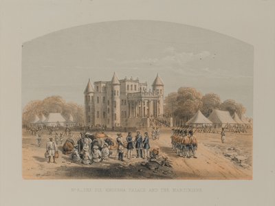 The Dil Khoosha Palace by David Scott Lieutenant Colonel (after) Dodgson