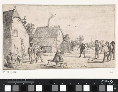 Peasants Playing Boules by David Teniers (II)
