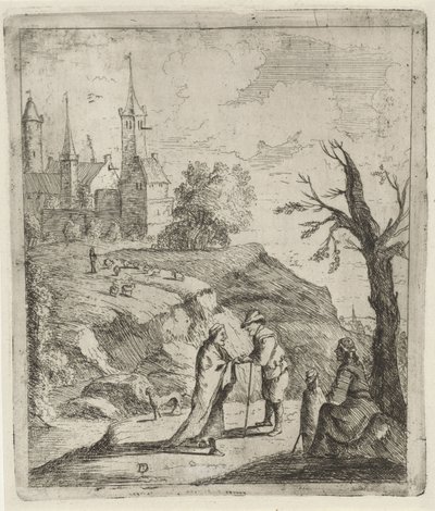 Landscape with Fortune Teller by David Teniers (II)