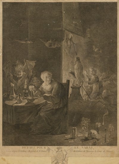 Departure for the Sabbath by David Teniers