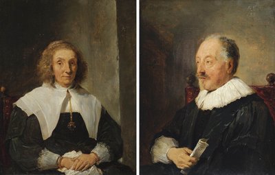 Portrait of a Woman and Portrait of a Man by David Teniers the Younger