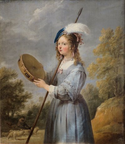 Shepherdess by David Teniers the Younger