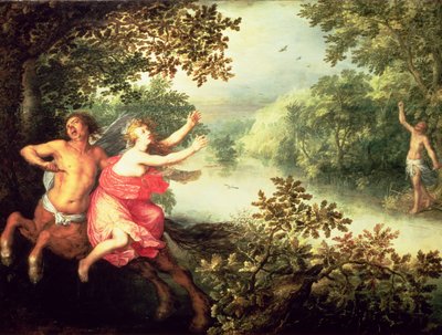 Hercules, Deianeira and the Centaur Nessus, 1612 by David Vinckboons
