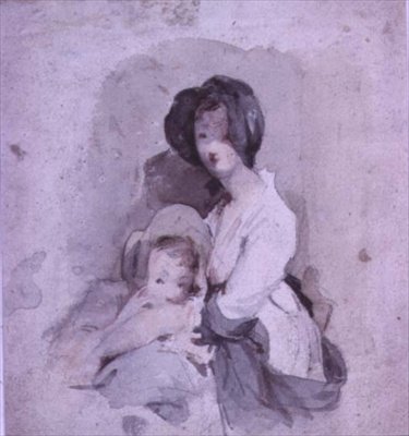 A Study of the Baby in the Peep o Day Boy by David Wilkie