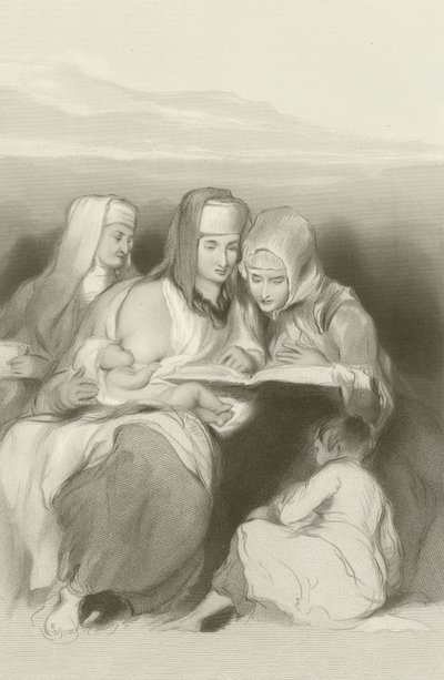 Hebrew Women Reading the Scriptures at Jerusalem by David Wilkie