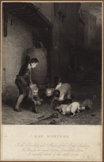 Rat hunters by David Wilkie