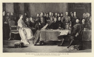 The First Council of Her Majesty the Queen, Kensington Palace by David Wilkie