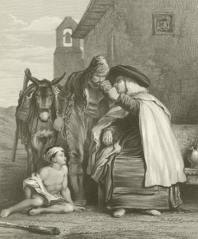 The Guerilla Taking Leave of his Confessor by David Wilkie