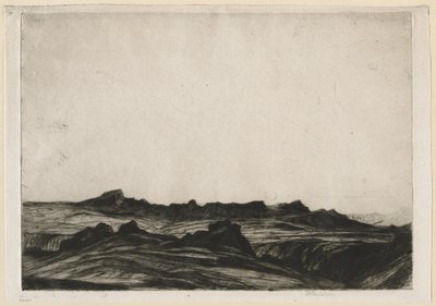 Arran Peaks by David Young Cameron