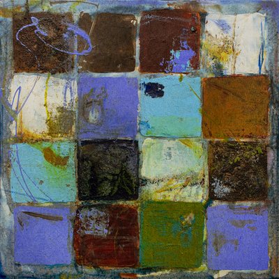 Abstract Color Grid by Deb Chaney