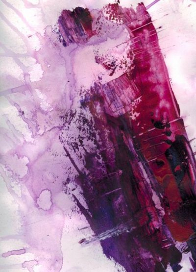 Abstract Magenta Movement by Deb Chaney