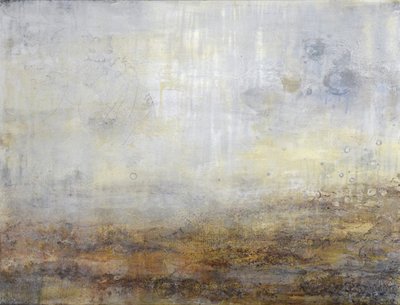 Earthy Horizon Abstract by Deb Chaney