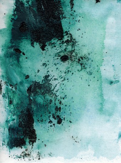 Mystic Teal Currents by Deb Chaney