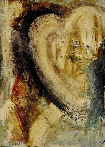 Passionate Abstract Heart by Deb Chaney