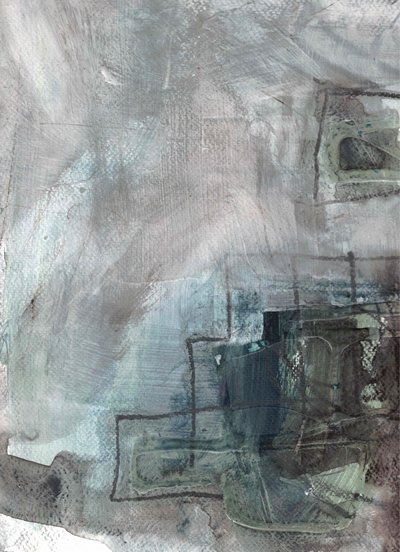 Urban Industrial Abstract by Deb Chaney