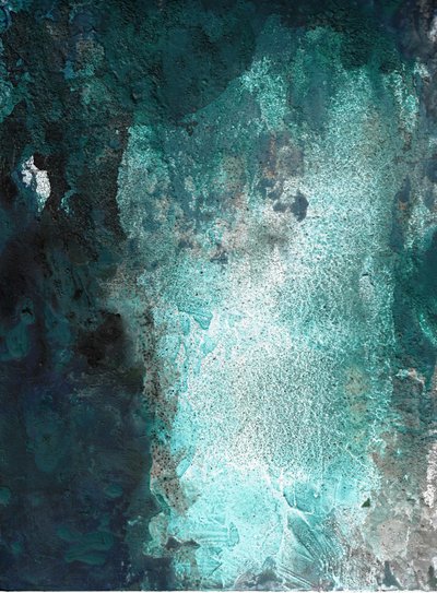 Vibrant Aqua Depths by Deb Chaney