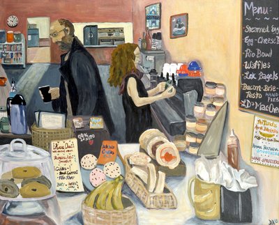 Ana Bananas Cafe, 2019 by Deborah Eve Alastra