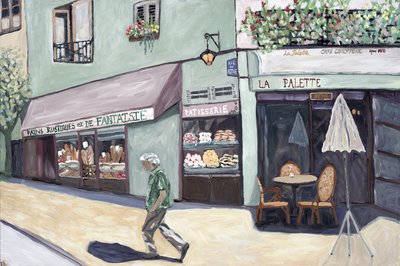 Cafe Corner, 2017 by Deborah Eve Alastra