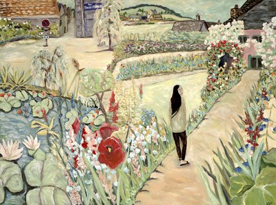 Nita in Giverny, 2017 by Deborah Eve Alastra