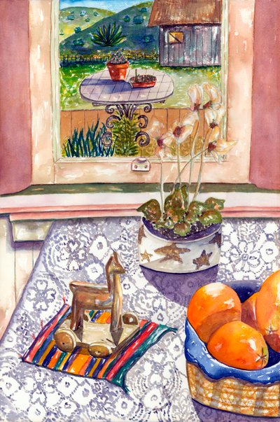 Orange Still by Deborah Eve Alastra