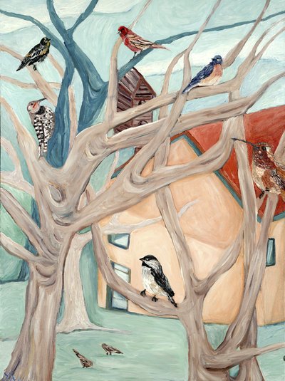 Peach House, 2015 by Deborah Eve Alastra