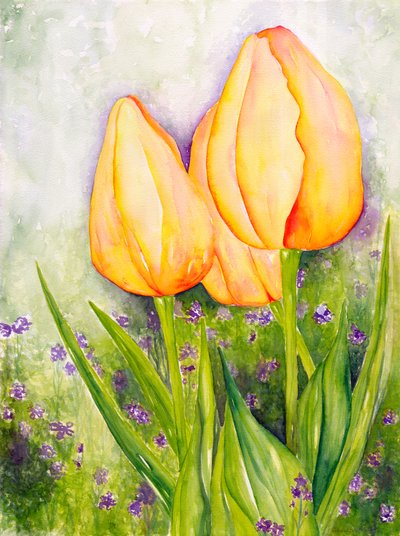 Yellow Tulips, 2006 by Deborah Eve Alastra