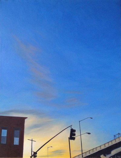 Brooklyn Twilight by the BQE by Deborah Stevenson