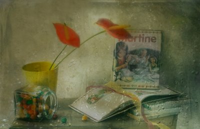 Cozy Rainy Day Still Life by Delphine Devos
