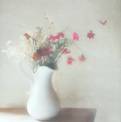 Dreamy Floral Still Life by Delphine Devos