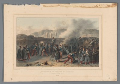 Bombardment of the Citadel, 1832 by Denis Auguste Marie Raffet