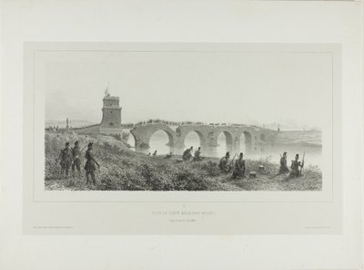 Capture of the Molle Bridge by Denis Auguste Marie Raffet