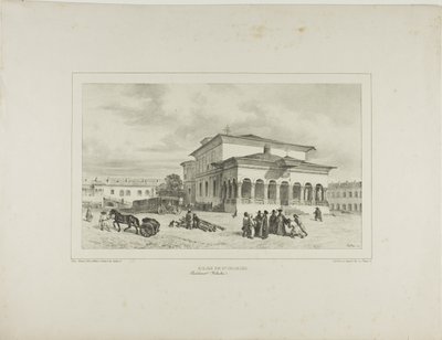 Church of St. George, Bucharest, Wallachia, July 13, 1837 by Denis Auguste Marie Raffet