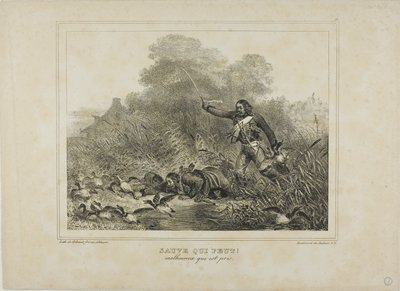 Every Man for Himself! by Denis Auguste Marie Raffet