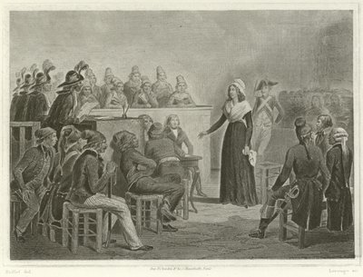 Marie Antoinette at the Revolutionary Tribunal by Denis Auguste Marie Raffet