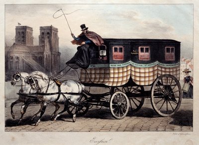 Parisian Transport: Omnibus Known as the Scottish by Denis Auguste Marie Raffet