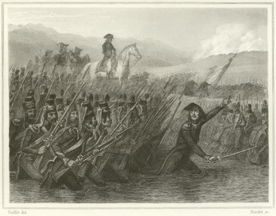 Passage of the Tagliamento by Denis Auguste Marie Raffet