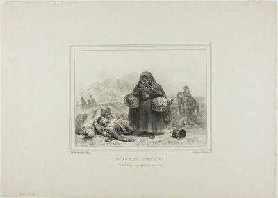 Poor Children!! May God Take Pity on Their Souls! by Denis Auguste Marie Raffet