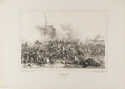 Provins 1814 by Denis Auguste Marie Raffet