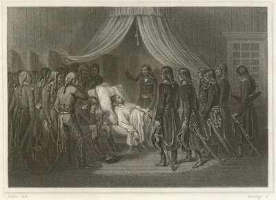 The Death of General Hoche by Denis Auguste Marie Raffet