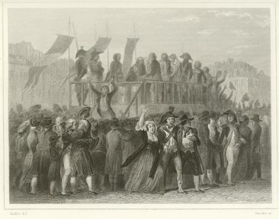 Volunteers Enlisting by Denis Auguste Marie Raffet