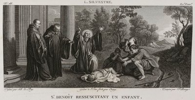 Saint Benedict Reviving a Child by Denis Sebastien Leroy