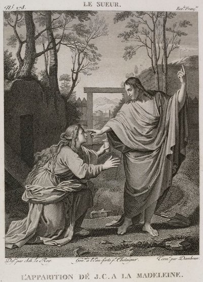 The Appearance of Jesus Christ to Mary Magdalene by Denis Sebastien Leroy