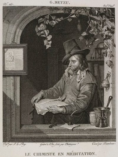 The Chemist in Meditation by Denis Sebastien Leroy
