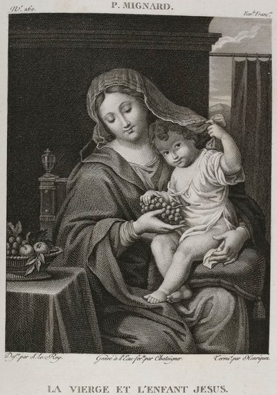 The Virgin and Child Jesus by Denis Sebastien Leroy