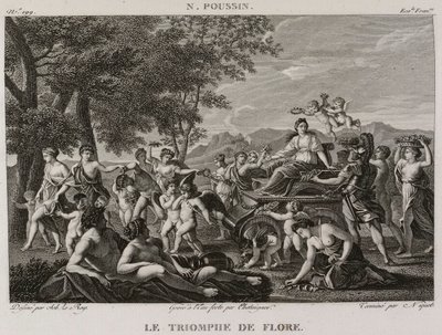The Triumph of Flora, after Nicolas Poussin - 1802-1815 by Denis Sebastien Leroy