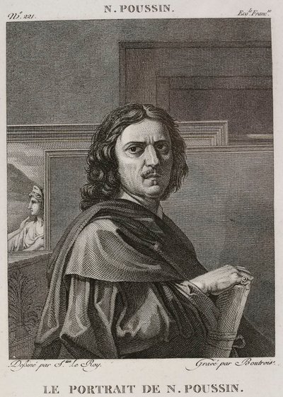 The Portrait of Nicolas Poussin, after Nicolas Poussin - 1802-1815 by Denis Sebastien Leroy