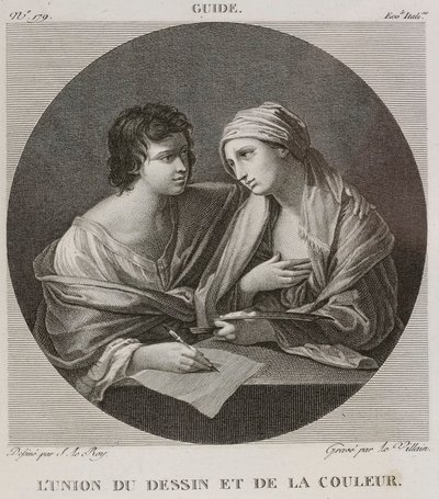 The Union of Drawing and Color, after Guido Reni - 1802-1815 by Denis Sebastien Leroy