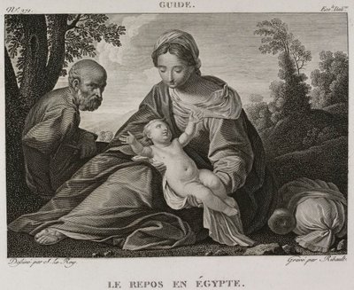The Rest on the Flight into Egypt by Denis Sebastien Leroy