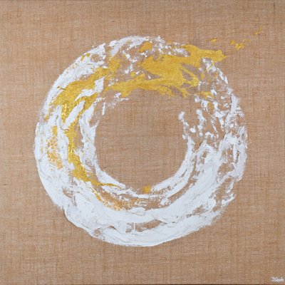 Abstract Golden Enso by Denise Quah