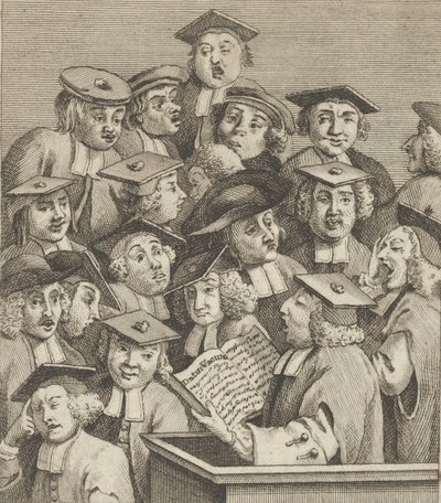 Scholars at a Lecture, c. 1800 by Dent